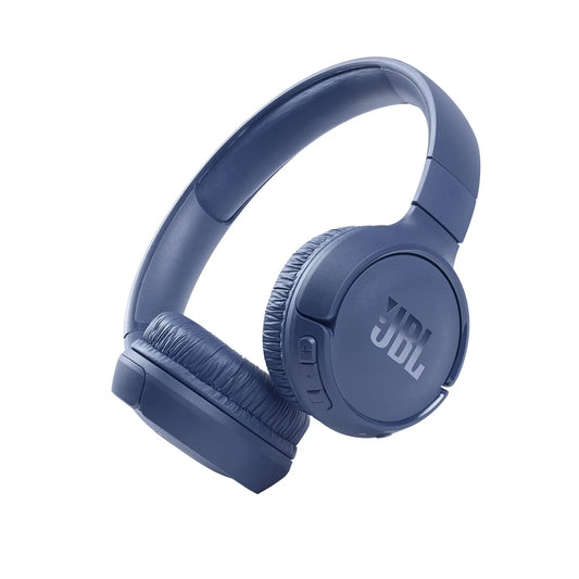 JBL Tune 510BT - Bluetooth headphones with up to 40 hours battery, microphone for call, foldable and comfortable, Android and iOs compatible (Blue) FUTURE ENDEAVORS