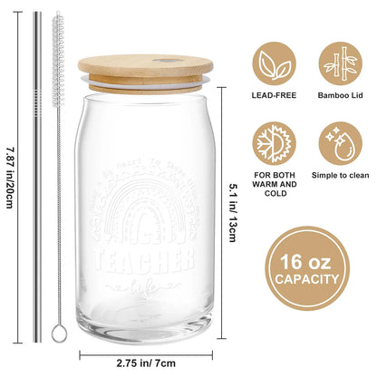 Mothers Day Gifts for Mom from Daughter Son, Unique Gifts Ideas for Women Mama Stepmom Mother In Law, Personalized Anniversary Birthday Mothers Day Presents for Wife from Husband - Can Glass 16OZ FUTURE ENDEAVORS