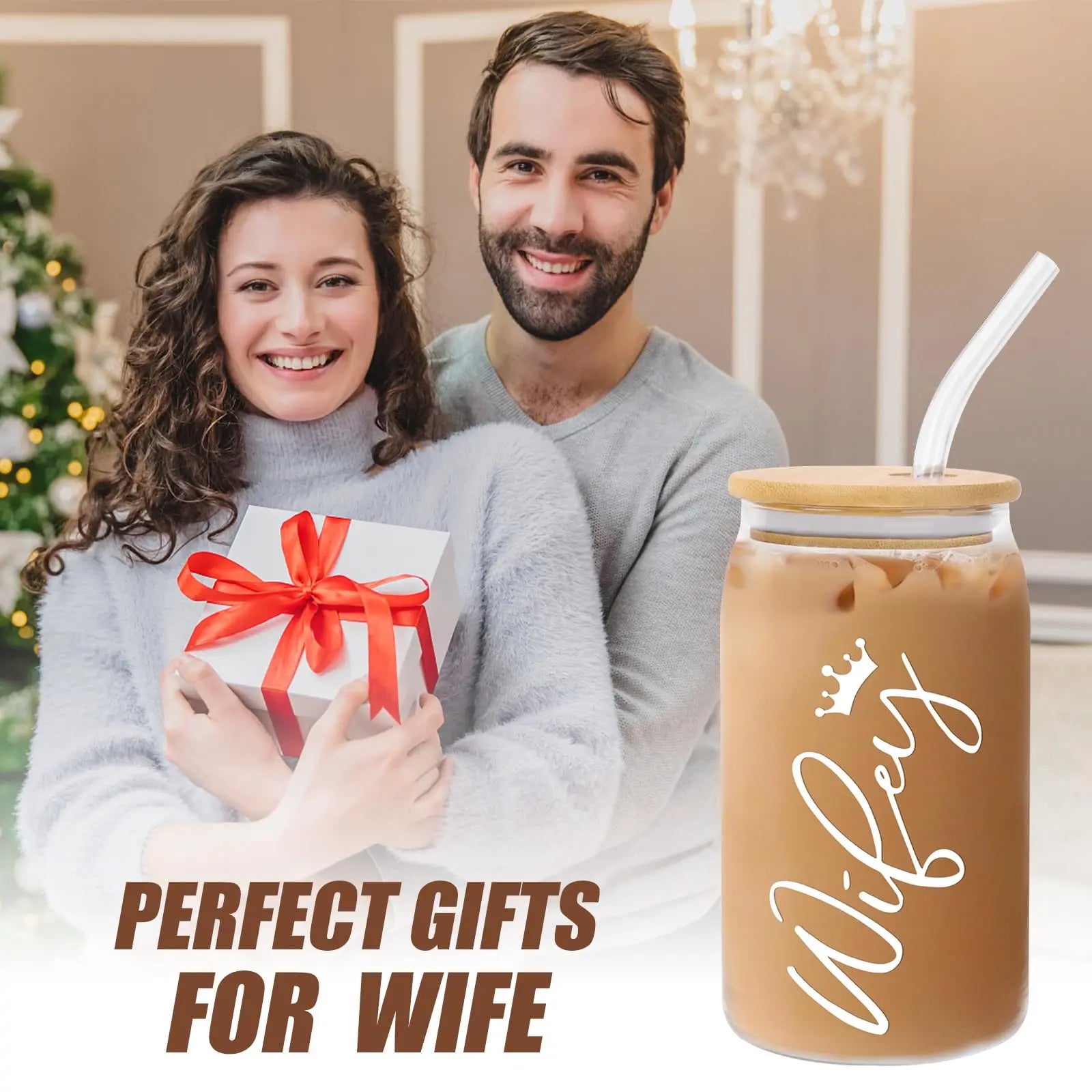 Mothers Day Gifts for Mom from Daughter Son, Unique Gifts Ideas for Women Mama Stepmom Mother In Law, Personalized Anniversary Birthday Mothers Day Presents for Wife from Husband - Can Glass 16OZ FUTURE ENDEAVORS