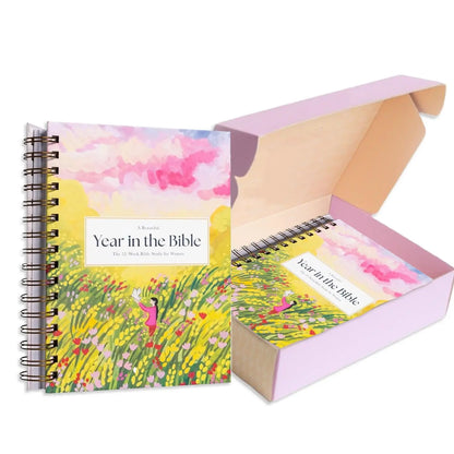 A Beautiful Year In The Bible (Women'S Edition) Spiral Bible Study Guide 52-Week Women'S Bible Study Plan With 46 Chapters Easy-To-Understand Study Journal (With Bible Reading Tracker) FUTURE ENDEAVORS