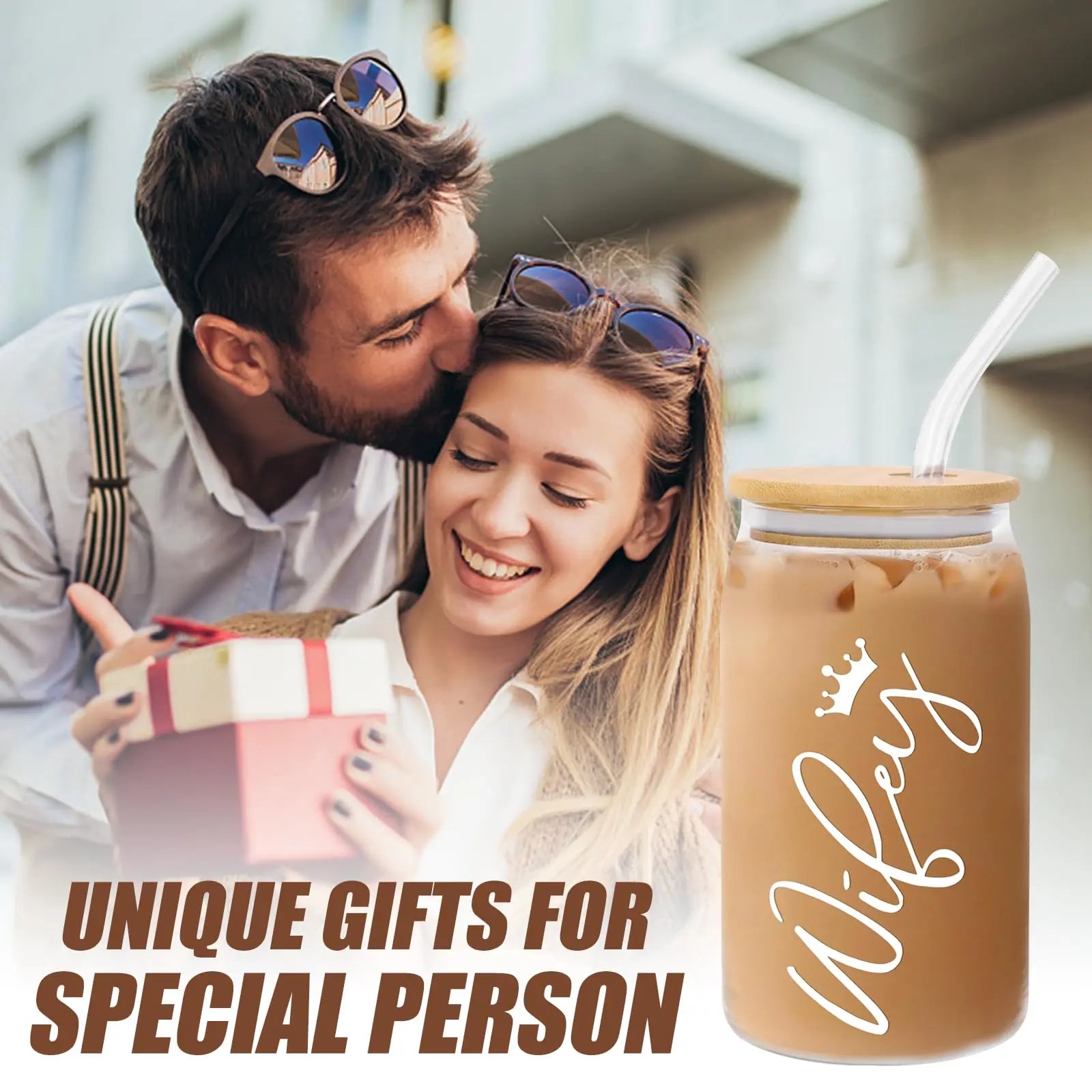 Mothers Day Gifts for Mom from Daughter Son, Unique Gifts Ideas for Women Mama Stepmom Mother In Law, Personalized Anniversary Birthday Mothers Day Presents for Wife from Husband - Can Glass 16OZ FUTURE ENDEAVORS