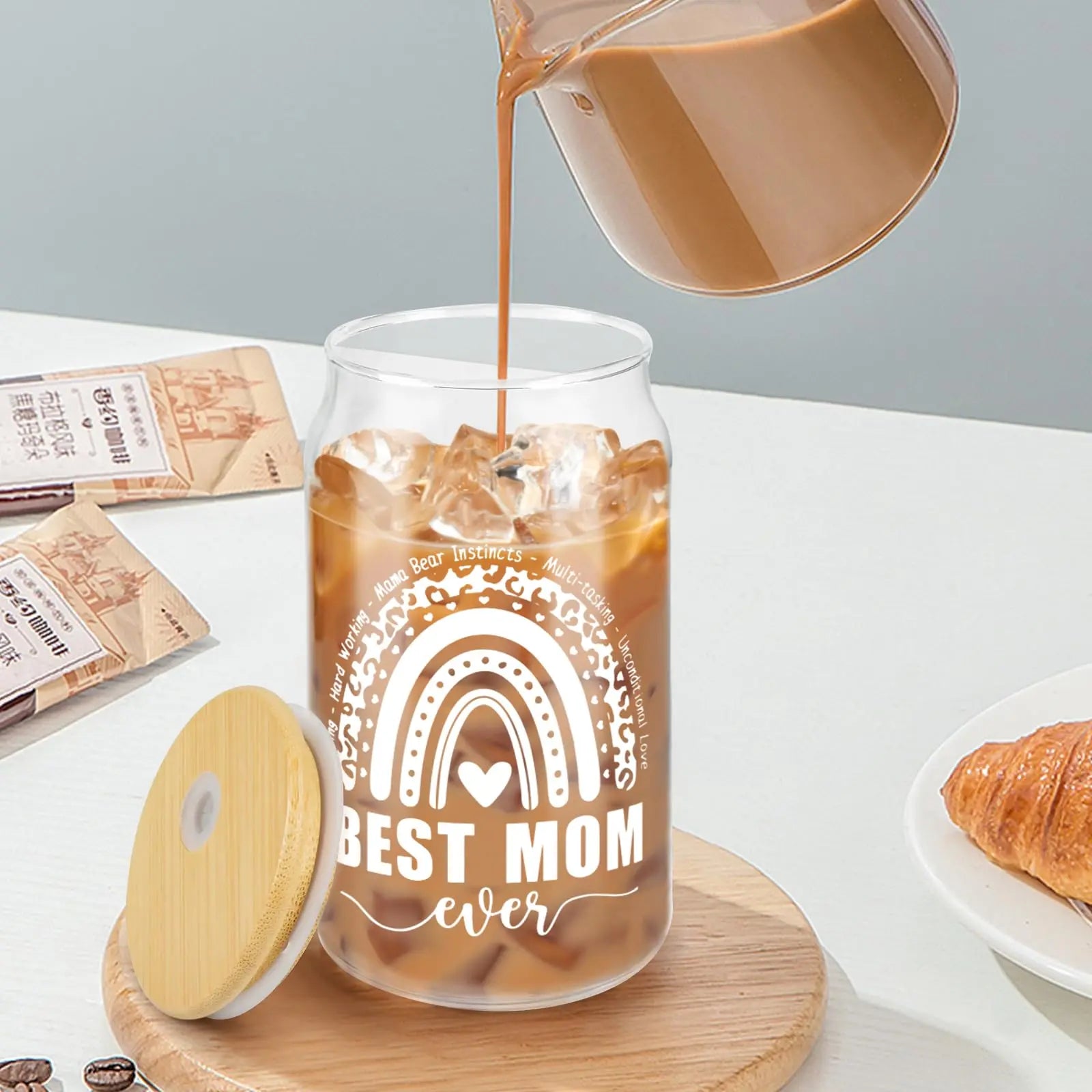 Mothers Day Gifts for Mom from Daughter Son, Unique Gifts Ideas for Women Mama Stepmom Mother In Law, Personalized Anniversary Birthday Mothers Day Presents for Wife from Husband - Can Glass 16OZ FUTURE ENDEAVORS