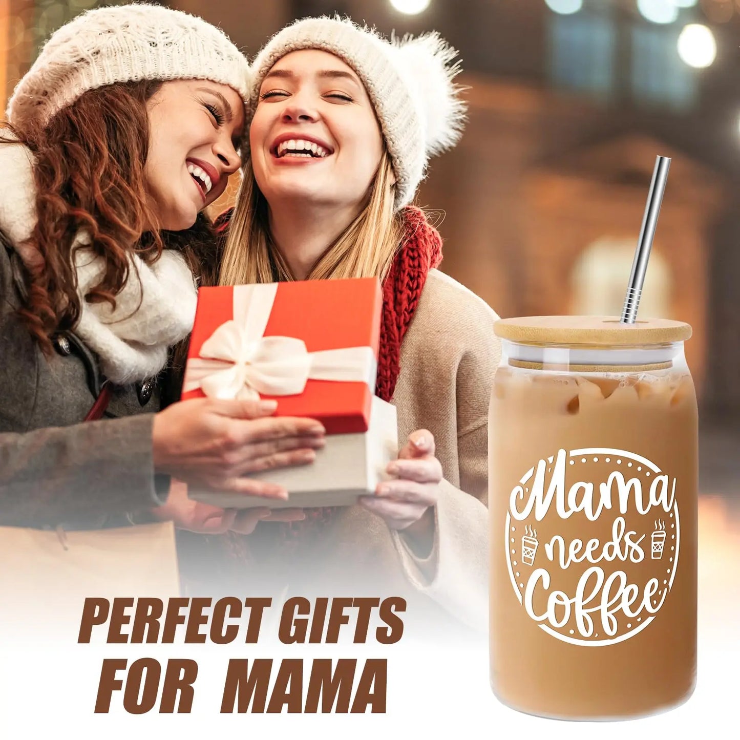 Mothers Day Gifts for Mom from Daughter Son, Unique Gifts Ideas for Women Mama Stepmom Mother In Law, Personalized Anniversary Birthday Mothers Day Presents for Wife from Husband - Can Glass 16OZ FUTURE ENDEAVORS