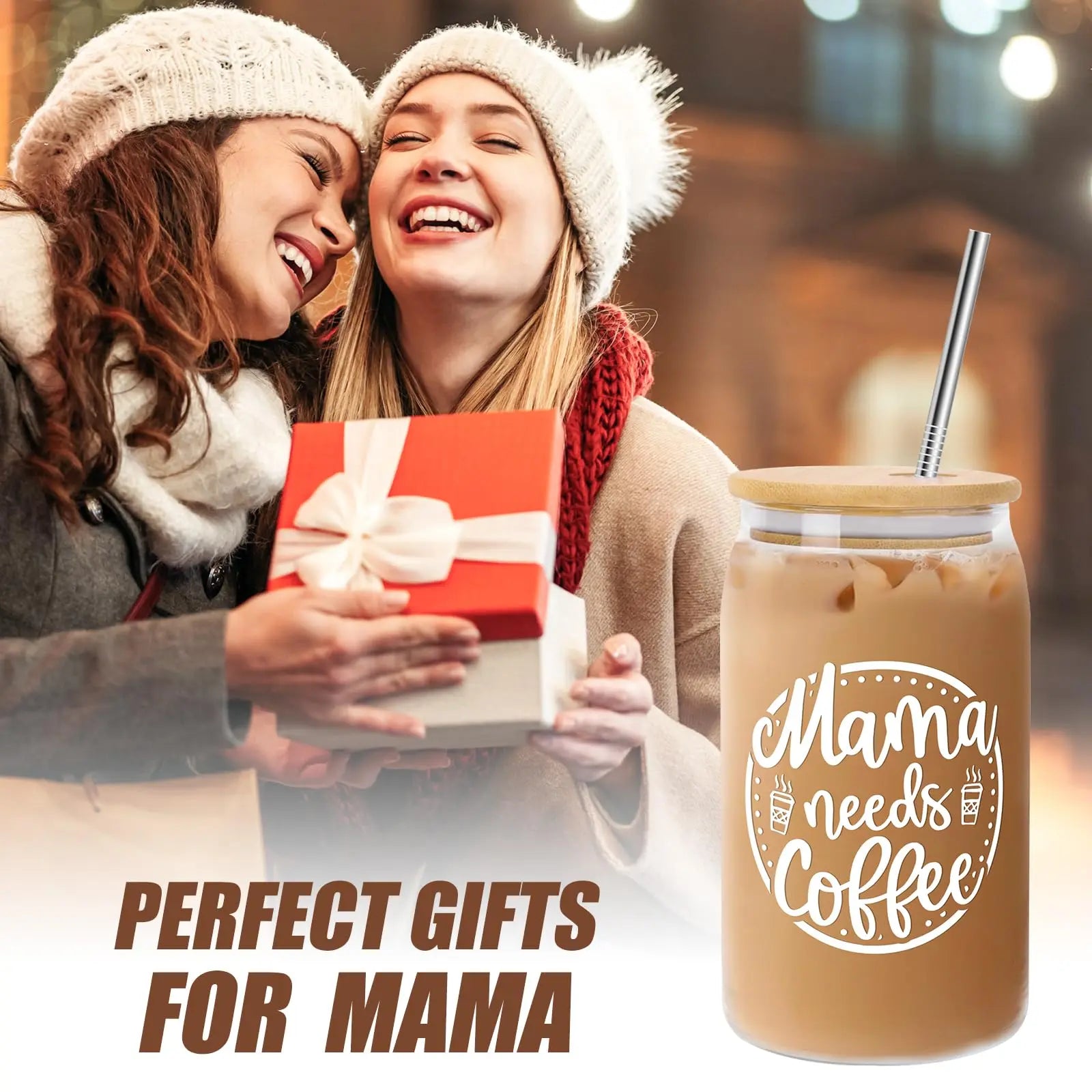 Mothers Day Gifts for Mom from Daughter Son, Unique Gifts Ideas for Women Mama Stepmom Mother In Law, Personalized Anniversary Birthday Mothers Day Presents for Wife from Husband - Can Glass 16OZ FUTURE ENDEAVORS