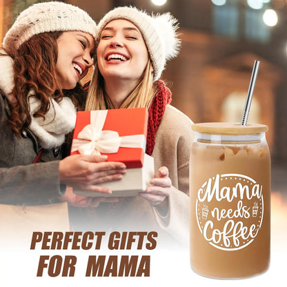 Mothers Day Gifts for Mom from Daughter Son, Unique Gifts Ideas for Women Mama Stepmom Mother In Law, Personalized Anniversary Birthday Mothers Day Presents for Wife from Husband - Can Glass 16OZ FUTURE ENDEAVORS