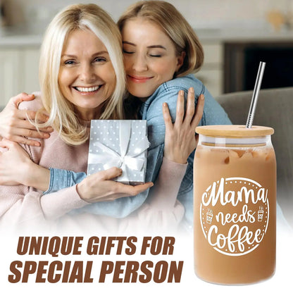 Mothers Day Gifts for Mom from Daughter Son, Unique Gifts Ideas for Women Mama Stepmom Mother In Law, Personalized Anniversary Birthday Mothers Day Presents for Wife from Husband - Can Glass 16OZ FUTURE ENDEAVORS