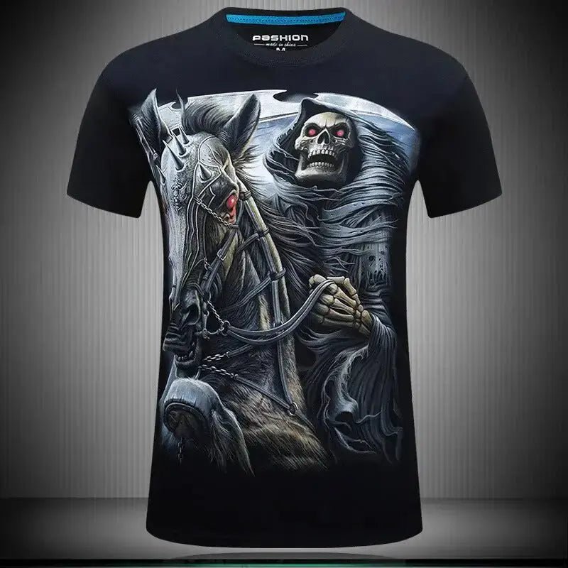Step into the Future: Men's Fashion 3D Round Neck Loose Short Sleeve T-Shirt" - FUTURE ENDEAVORS