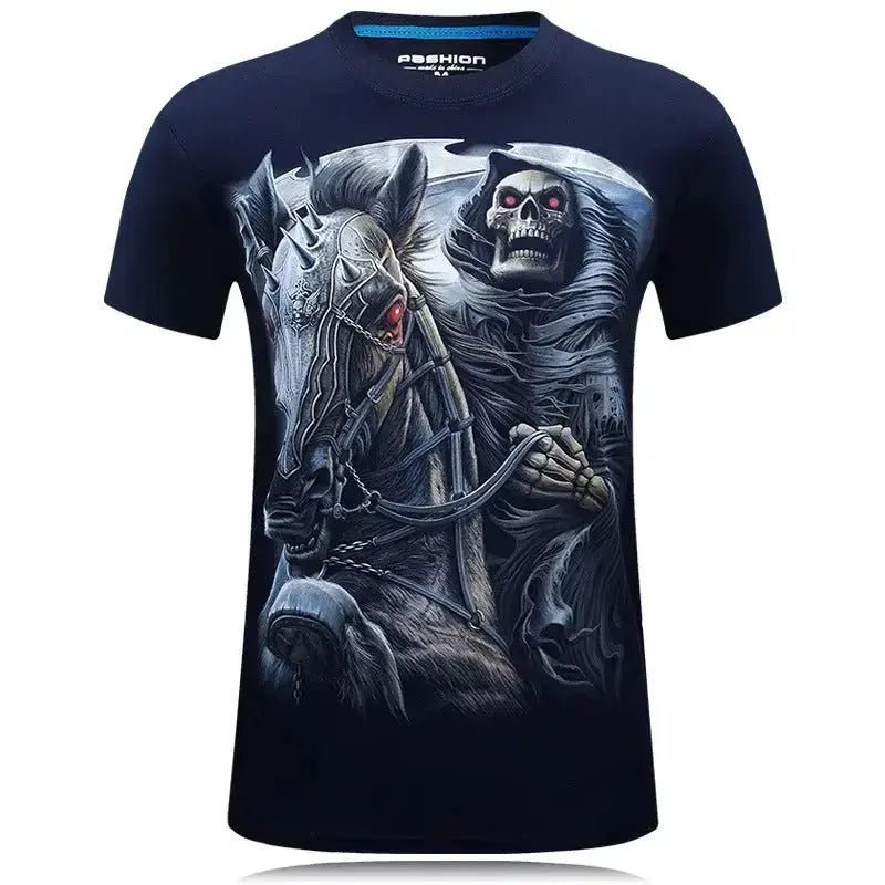 Step into the Future: Men's Fashion 3D Round Neck Loose Short Sleeve T-Shirt" - FUTURE ENDEAVORS