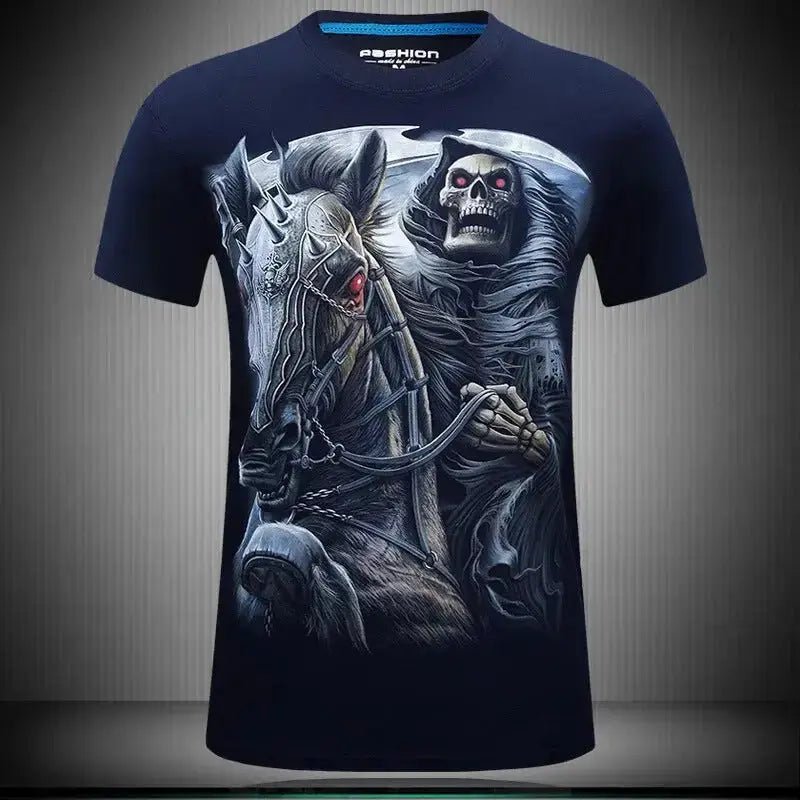 Step into the Future: Men's Fashion 3D Round Neck Loose Short Sleeve T-Shirt" - FUTURE ENDEAVORS