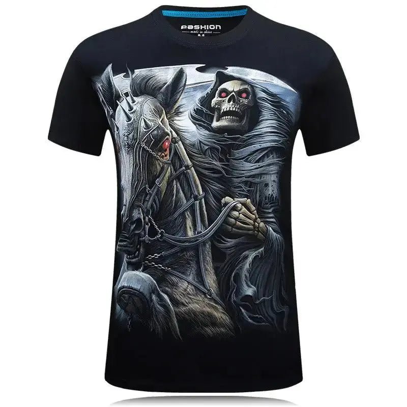 Step into the Future: Men's Fashion 3D Round Neck Loose Short Sleeve T-Shirt" - FUTURE ENDEAVORS