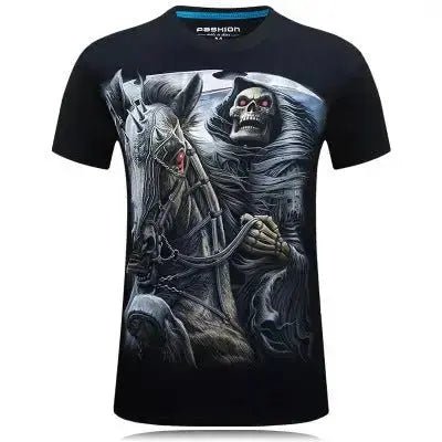 Step into the Future: Men's Fashion 3D Round Neck Loose Short Sleeve T-Shirt" - FUTURE ENDEAVORS